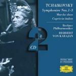Sinfonie n.1, n.2, n.3 - Marcia slava - Capriccio italiano - CD Audio di Pyotr Ilyich Tchaikovsky,Herbert Von Karajan,Berliner Philharmoniker