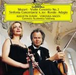 Sinfonia concertante K364 - Concerto per violino n.2 - CD Audio di Wolfgang Amadeus Mozart,Augustin Dumay,Veronika Hagen,Camerata Academica Salzburg