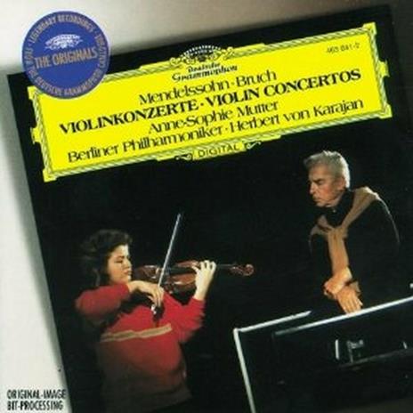 Concerto per violino / Concerto per violino - CD Audio di Herbert Von Karajan,Felix Mendelssohn-Bartholdy,Max Bruch,Anne-Sophie Mutter,Berliner Philharmoniker