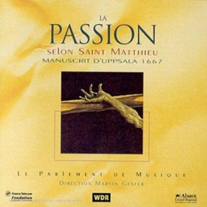 Passion Selon St.Matthieu - CD Audio di Anonymous