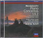 Concerti per pianoforte n.1, n.2 - CD Audio di Felix Mendelssohn-Bartholdy,Andras Schiff,Charles Dutoit,Orchestra Sinfonica della Radio Bavarese