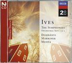 Sinfonie n.1, n.2, n.3, n.4 - CD Audio di Charles Ives,Zubin Mehta,Christoph von Dohnanyi,Neville Marriner,Cleveland Orchestra,Academy of St. Martin in the Fields,Los Angeles Philharmonic Orchestra