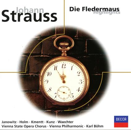 Die Fledermaus - Highlights - CD Audio di Johann Strauss