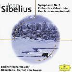 Sinfonia n.2 - Finlandia - Valse triste - Il cigno di Tuonela - CD Audio di Jean Sibelius,Herbert Von Karajan,Berliner Philharmoniker