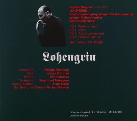 Lohengrin - CD Audio di Placido Domingo,Jessye Norman,Richard Wagner,Georg Solti,Wiener Philharmoniker - 2