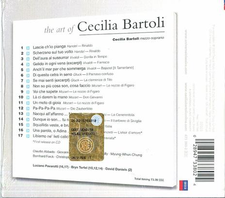 The Art of Cecilia Bartoli - CD Audio di Cecilia Bartoli - 2