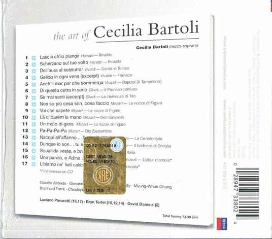 The Art of Cecilia Bartoli - CD Audio di Cecilia Bartoli - 2