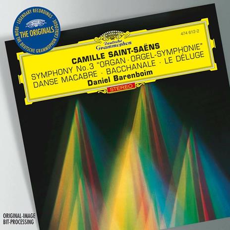 Sinfonia n.3 - Danze Macabra - Bacchanale - Le Deluge - CD Audio di Camille Saint-Saëns,Chicago Symphony Orchestra,Orchestre de Paris,Gaston Litaize,Daniel Barenboim