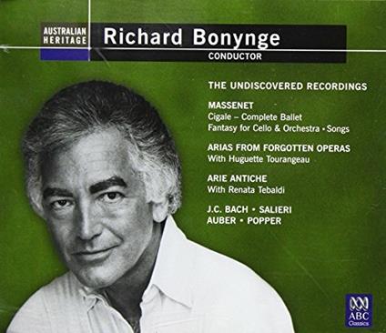 Undiscovered Recordings - CD Audio di Richard Bonynge