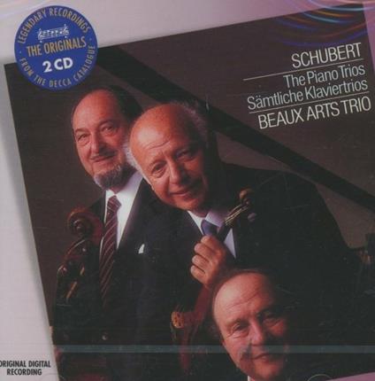 Trii con pianoforte - CD Audio di Franz Schubert,Beaux Arts Trio