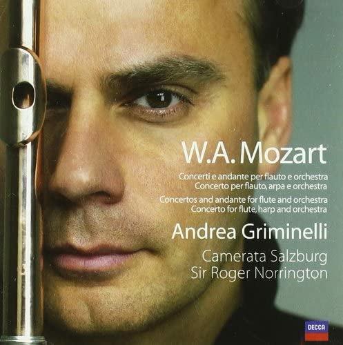 Opere per flauto e orchestra - CD Audio di Wolfgang Amadeus Mozart,Roger Norrington,Andrea Griminelli,Camerata Academica Salzburg