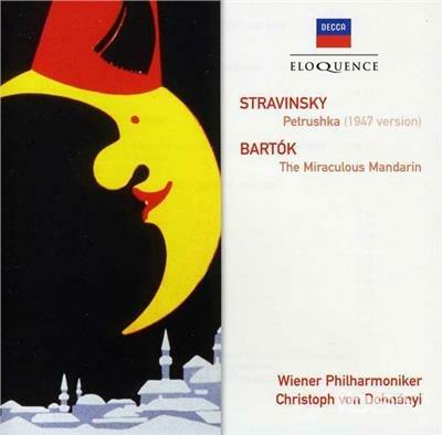Petrushka / The Miraculous Mandarin - CD Audio di Igor Stravinsky,Bela Bartok,Christoph von Dohnanyi,Wiener Philharmoniker