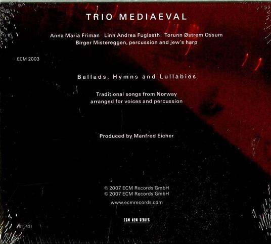 Folk Songs - CD Audio di Trio Mediaeval - 2