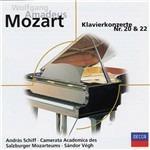 Concerti per pianoforte n.20, n.22 - CD Audio di Wolfgang Amadeus Mozart,Andras Schiff,Sandor Vegh