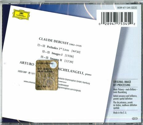 Preludi - Images - CD Audio di Claude Debussy,Arturo Benedetti Michelangeli - 2