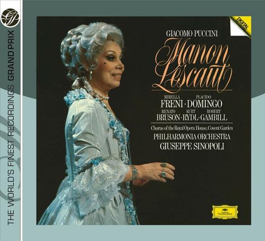 Manon Lescaut - CD Audio di Placido Domingo,Mirella Freni,Giacomo Puccini,Giuseppe Sinopoli,Philharmonia Orchestra