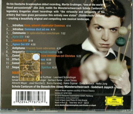 Drums 'n' Chants - CD Audio di Albrecht Mayer,Martin Grubinger,Monaci Benedettini di Münsterschwarzach - 2