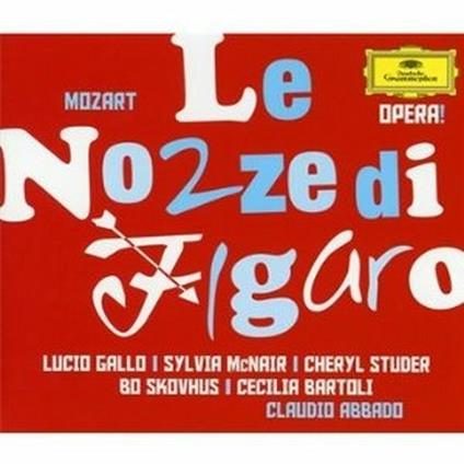 Le nozze di Figaro - CD Audio di Cecilia Bartoli,Andrea Rost,Cheryl Studer,Sylvia McNair,Lucio Gallo,Wolfgang Amadeus Mozart,Claudio Abbado,Wiener Philharmoniker