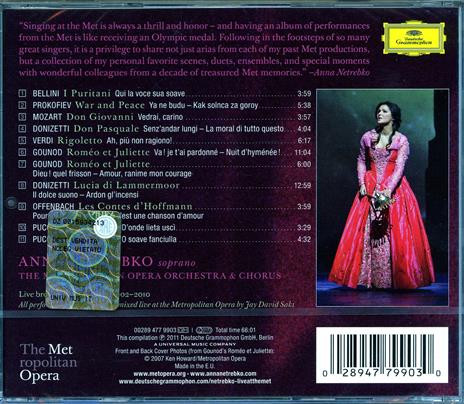 Live at the Metropolitan Opera - CD Audio di Anna Netrebko - 2