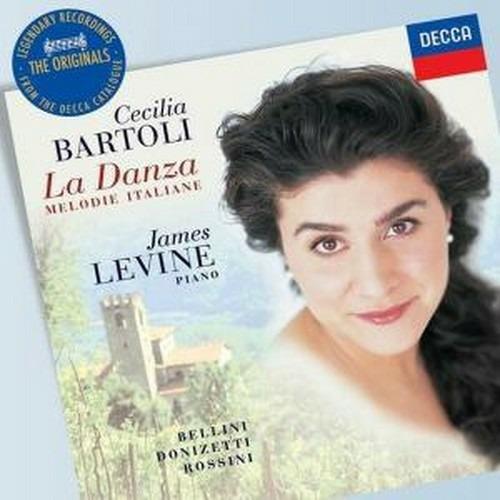 La Danza. Melodie italiane - CD Audio di Cecilia Bartoli,Vincenzo Bellini,Gaetano Donizetti,Gioachino Rossini,James Levine