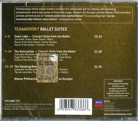 Suites dai balletti - CD Audio di Pyotr Ilyich Tchaikovsky,Herbert Von Karajan,Wiener Philharmoniker - 2