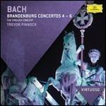 Concerti brandeburghesi n.4, n.5, n.6 - CD Audio di Johann Sebastian Bach,English Concert,Trevor Pinnock