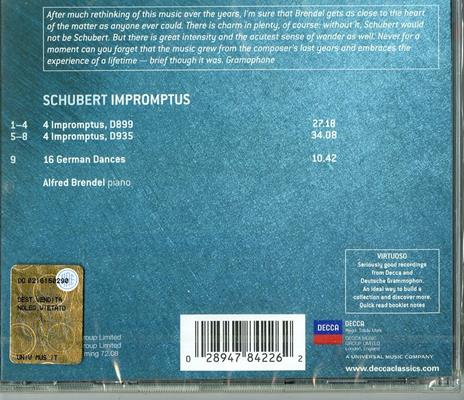 Improvvisi completi - CD Audio di Franz Schubert,Alfred Brendel - 2