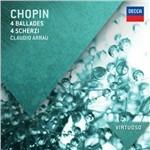Ballate - Scherzi - CD Audio di Frederic Chopin,Claudio Arrau