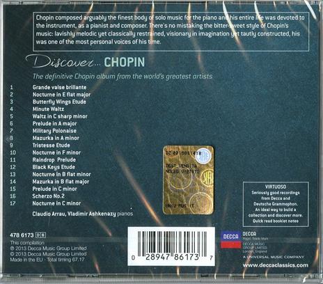 Discover Chopin - CD Audio di Frederic Chopin - 2