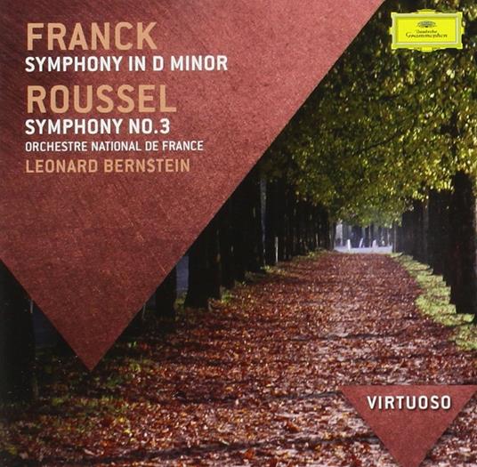 Sinfonia in Re minore / Sinfonia n.3 - CD Audio di Leonard Bernstein,César Franck,Albert Roussel,Orchestre National de France