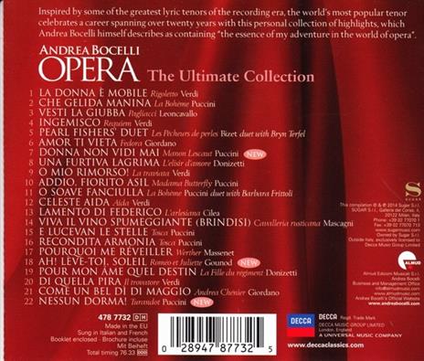 Opera. The Ultimate Collection - CD Audio di Andrea Bocelli - 2