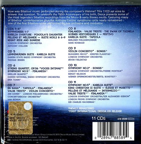Great Performances - CD Audio di Jean Sibelius,London Symphony Orchestra,Anthony Collins - 2