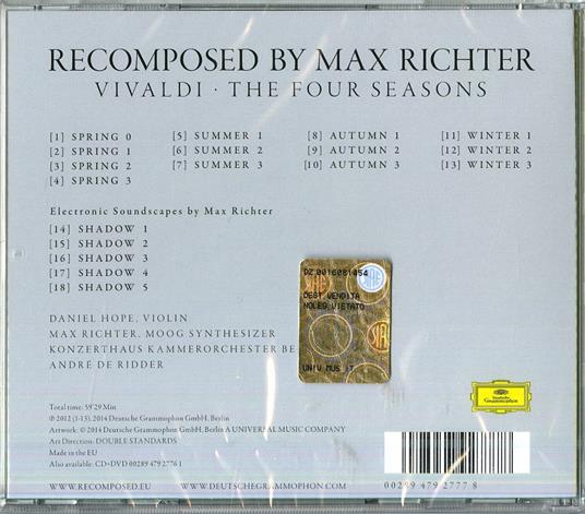 Re-Composed by Max Richter. Le quattro stagioni (New Edition) - CD Audio di Antonio Vivaldi,Max Richter - 2