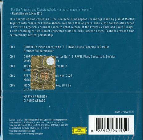 Concerti per pianoforte - CD Audio di Martha Argerich,Claudio Abbado - 2