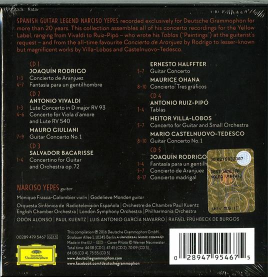The Complete Concerto Recordings - CD Audio di Narciso Yepes - 2