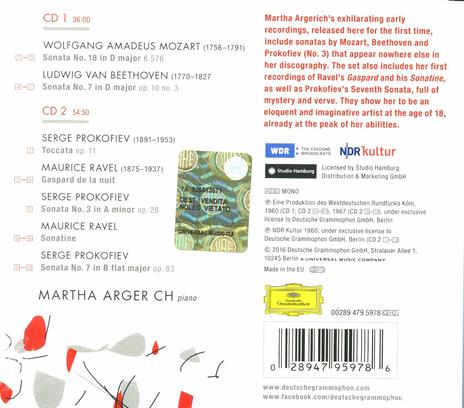 Early Recordings - CD Audio di Martha Argerich - 2