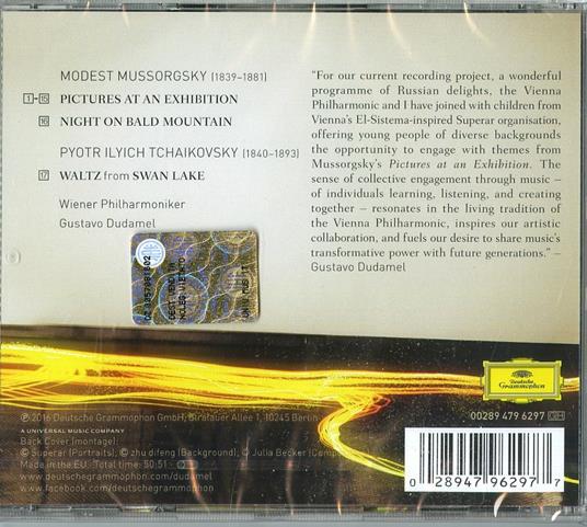 Quadri di un'esposizione - CD Audio di Modest Mussorgsky,Wiener Philharmoniker,Gustavo Dudamel - 2