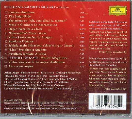 The Christmas Album - CD Audio di Wolfgang Amadeus Mozart - 2