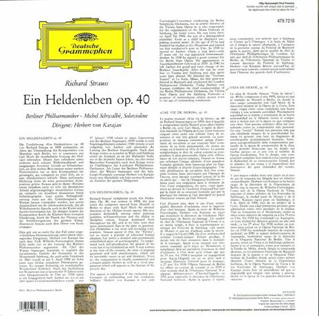 Vita d'eroe - Vinile LP di Richard Strauss,Herbert Von Karajan,Berliner Philharmoniker - 2