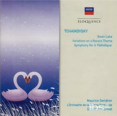 Swan Lake, Variations On A Rococo Theme, Symphony No.6 - CD Audio di Pyotr Ilyich Tchaikovsky
