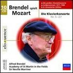 Concerti per pianoforte - CD Audio di Wolfgang Amadeus Mozart,Alfred Brendel,Neville Marriner,Academy of St. Martin in the Fields