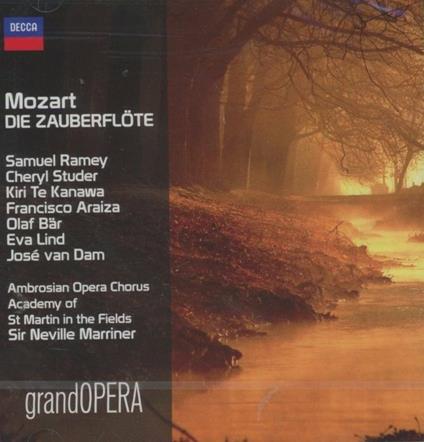 Il flauto magico - CD Audio di Wolfgang Amadeus Mozart,Kiri Te Kanawa,Cheryl Studer,Neville Marriner