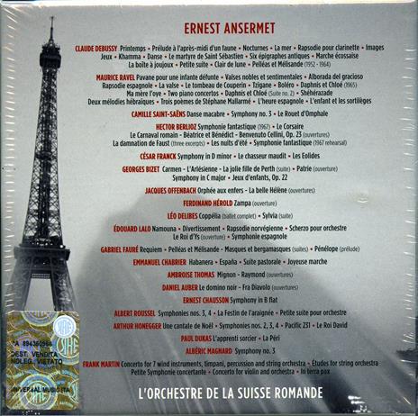 French Music - CD Audio di Ernest Ansermet,Orchestre de la Société des Concerts du Conservatoire,Orchestre de la Suisse Romande - 2