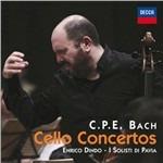 Concerti per violoncello - CD Audio di Carl Philipp Emanuel Bach,Enrico Dindo