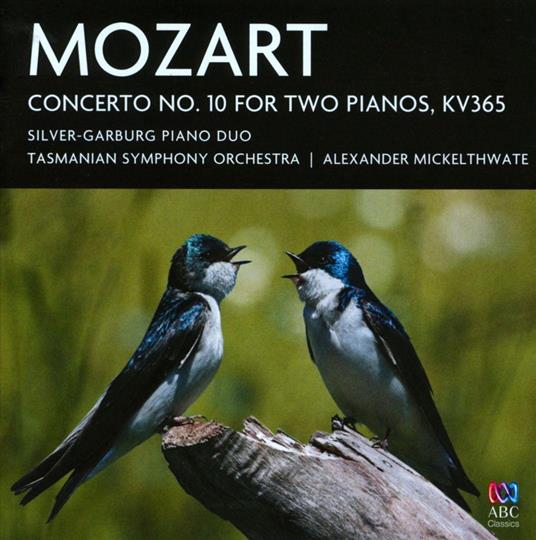 Concerto No. 10 For Two Pianos - KV365 - Silver - CD Audio di Wolfgang Amadeus Mozart