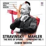 La Sagra Della Primavera - Sinfonia n.1 - CD Audio di Gustav Mahler,Igor Stravinsky