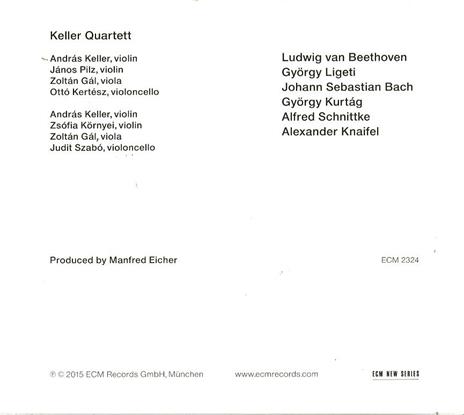 Cantante e Tranquillo - CD Audio di Quartetto Keller - 2