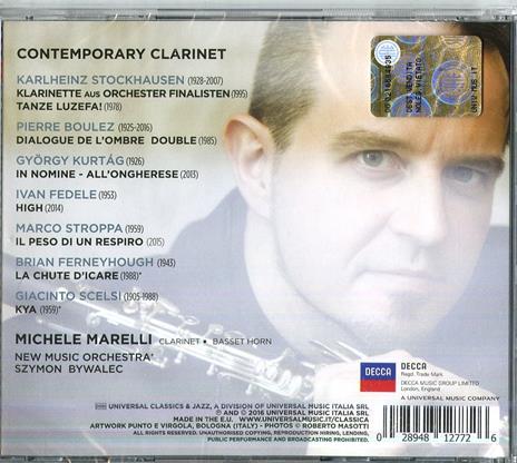 The Contemporary Clarinet - CD Audio di Michele Marelli - 2