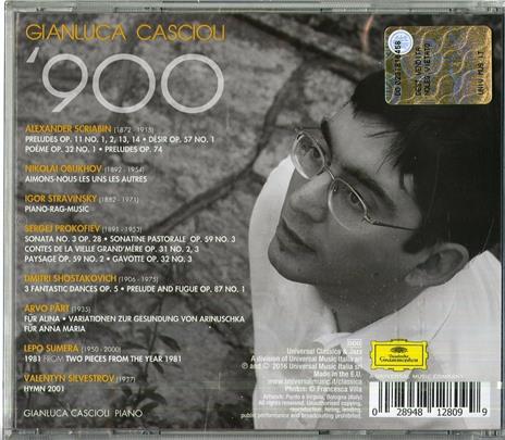 900 - CD Audio di Gianluca Cascioli - 2