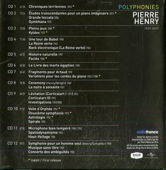 Polyphonies - CD Audio di Pierre Henry - 2
